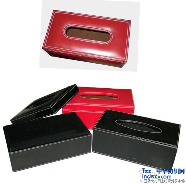 酒店皮具-紙巾盒