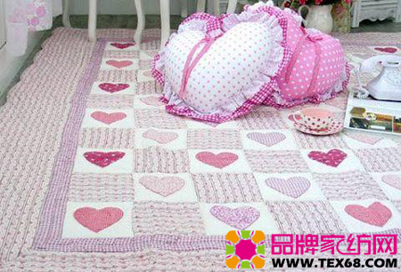 唯美地墊打造夢幻般浪漫新房