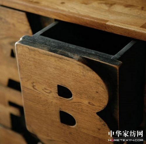 26位英文字母創意抽屜桌