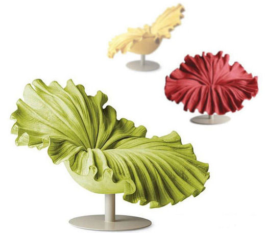 翩翩起舞的“荷葉”座椅