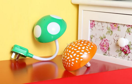 可愛的床頭燈小擺件