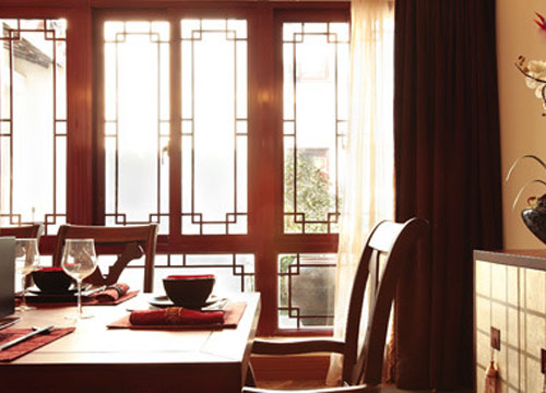 古香古色的中式風味餐廳