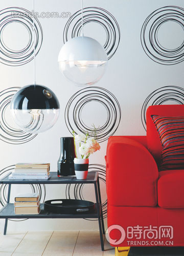 糖果色營造水果氣息的家裝壞境(1)