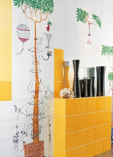 創意手繪墻彰顯年輕時尚風格