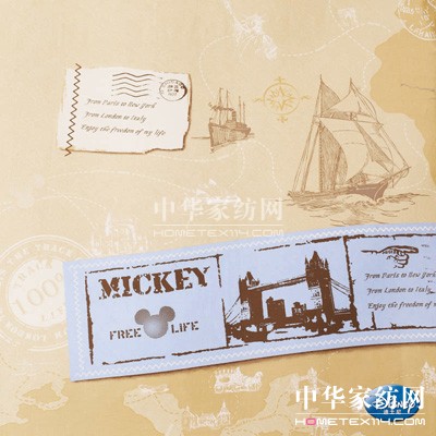 迪士尼家紡2012秋冬新品打造快樂時尚家