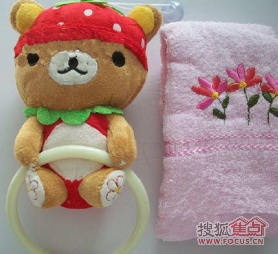 卡通大聚會 百元以下毛巾架來當家