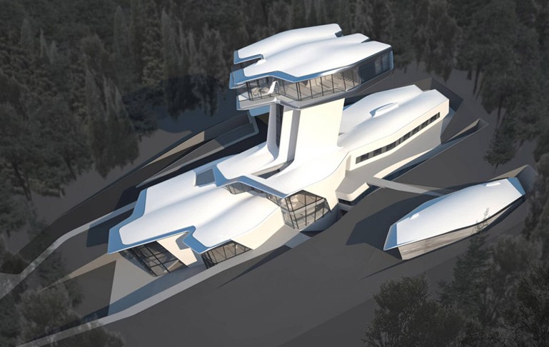 Zaha Hadid為超模建宇宙飛船住宅(上)