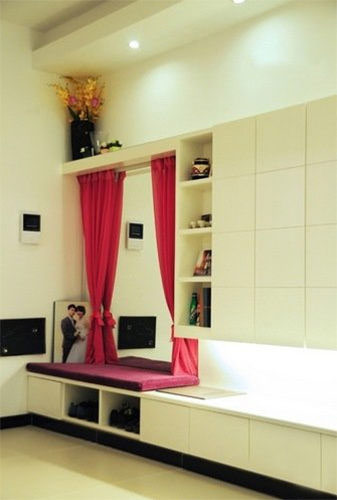 布藝軟裝溫馨兩居田園風格婚房