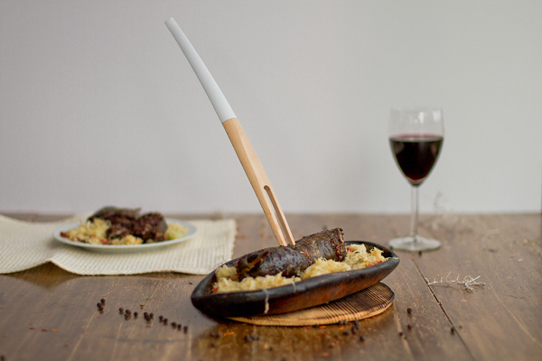 清新木質廚具設計