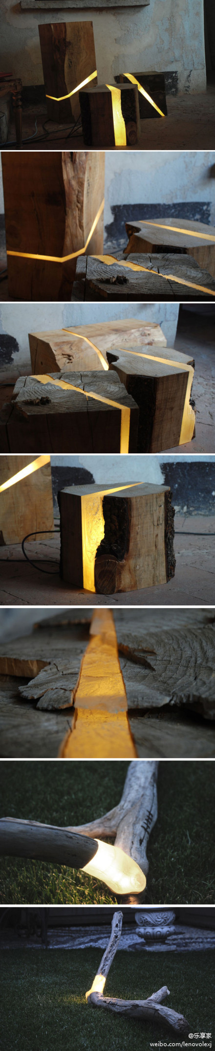 環保木質LED燈具