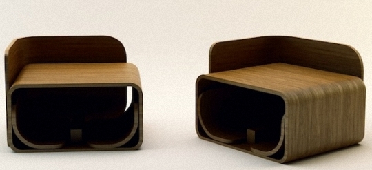 時尚可折疊的椅子