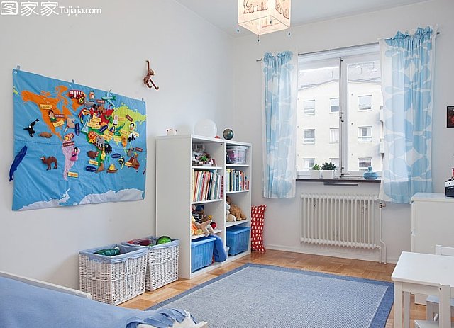 宜家簡約二居壁爐旁的溫馨