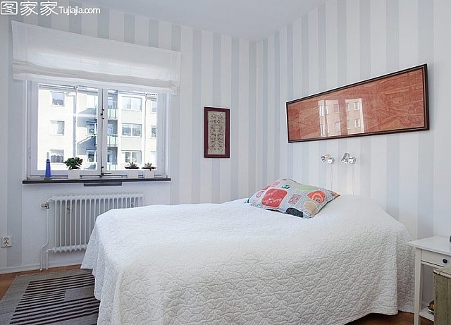 宜家簡約二居壁爐旁的溫馨