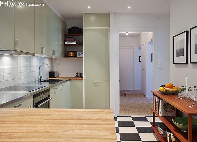 宜家簡約二居壁爐旁的溫馨