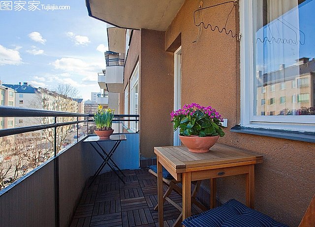 宜家簡約二居壁爐旁的溫馨