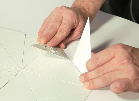 可折疊折紙式臺燈