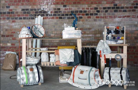 簡約環保的充氣家具設計