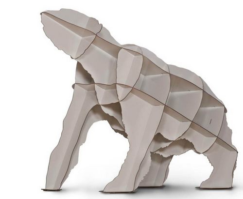 法國ibrideJoe北極熊儲物書架