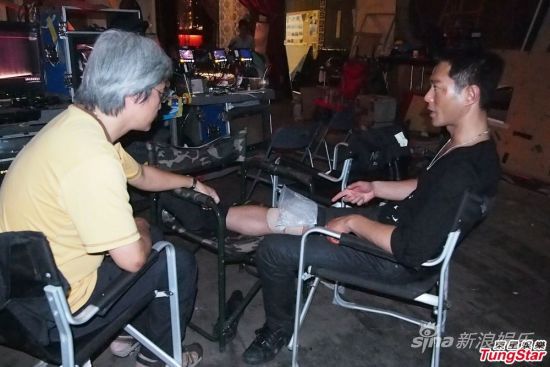 劉青云張家輝古天樂 為新片負傷上陣