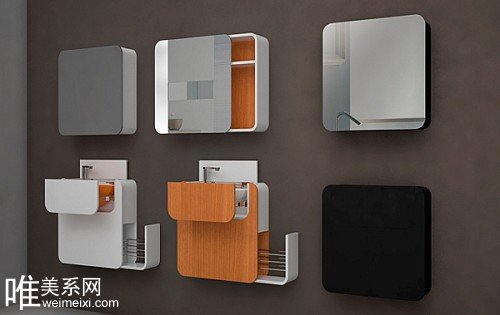 多功能浴室家具設計圖片