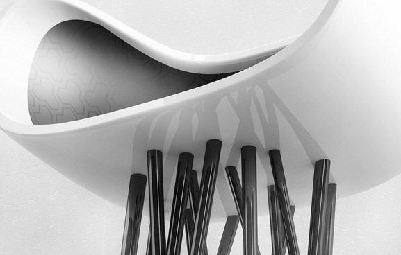 Millipede吧臺椅設計