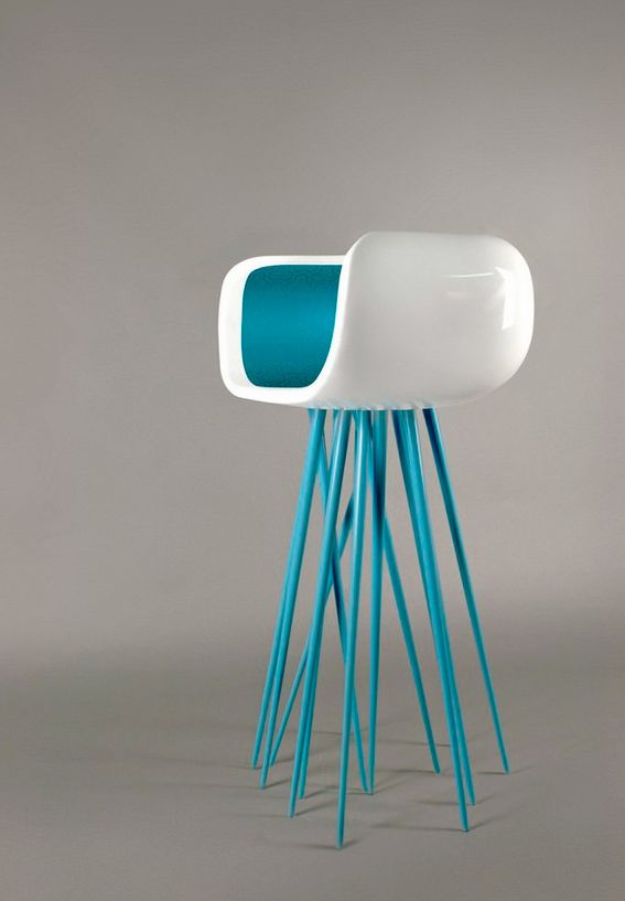 Millipede吧臺椅設計