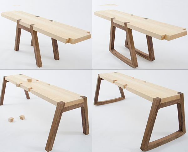 長凳變身蹺蹺板