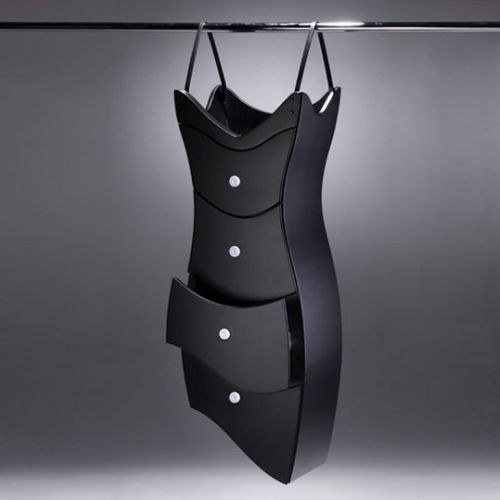 創意家居:黑色裙子柜子