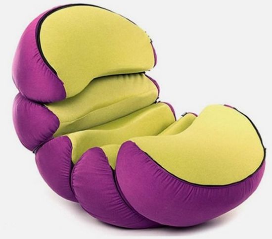 圓球沙發:一人一瓣的懶人沙發