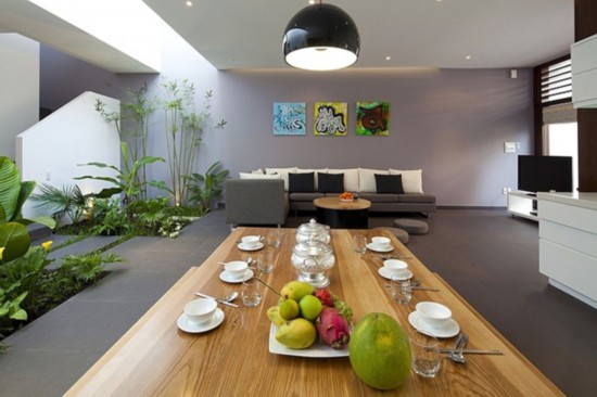 輕裝修自然裝飾越南西貢清新現代家