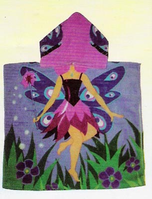 全棉印花兒童披風