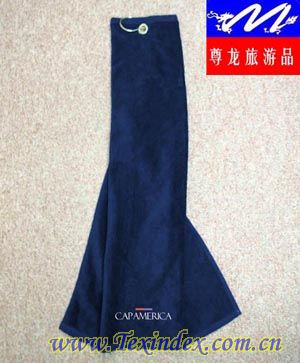 繡英文字母高爾夫毛巾