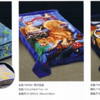平網珊瑚絨兒童毯