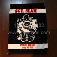 純棉割絨活性印花高爾夫運動毛巾