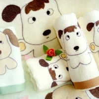 仙迪無捻棉印花純棉毛巾