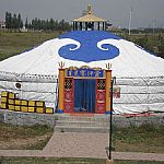 蒙古包推拉帳篷
