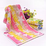 100克色紗水仙花毛巾