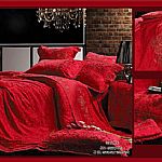 經典提花花好月圓(大紅)