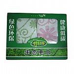 竹纖維無捻提花毛巾