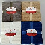 珊瑚絨靠墊毛毯