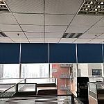 成都窗簾、成都辦公窗簾定做、印LOGO