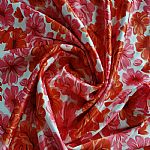 數碼印花彈力色丁面料